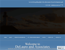Tablet Screenshot of delauroassociates.com